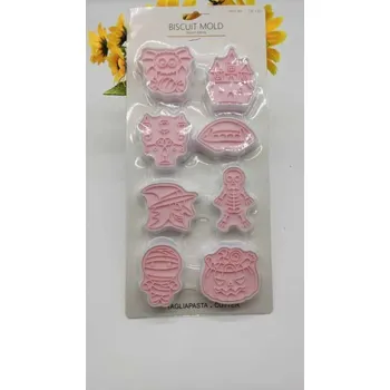 Vykrajovátko Dortisimo Plastové vypichovače Halloween (8 ks)