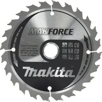 Pilový kotouč Makita - kotouč pilový dřevo MAKFORCE 150x2.4x20mm 24Z = old B-08280 B-32194