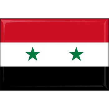 Dekorativní magnet Magnetka vlajka Sýrie