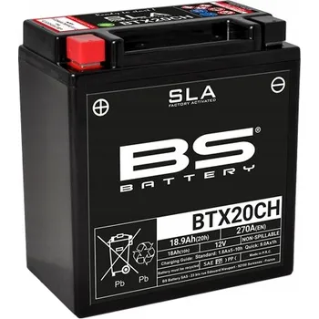 Motobaterie BS AKUMULÁTOR BTX20CH (FA) (YTX20CH-BS, YTX20A-BS)