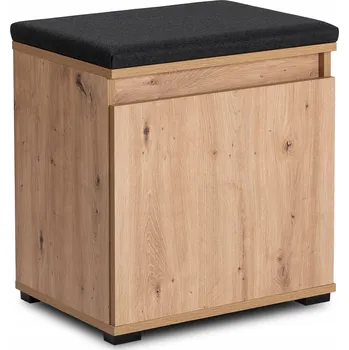 Botník Botník Mebel Elite 50 x 53,5 x 36 cm černá, dub artisan