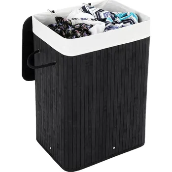 Koš na prádlo Koš na prádlo Songmics 72 l černý
