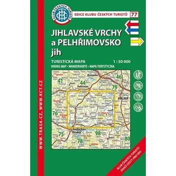 Jihlavské vrchy, Pelhřimovsko /KČT 77 1:50T Turistická mapa