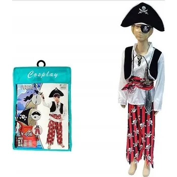 Karnevalový kostým Kostým piráta, velikost S, L, L Adar