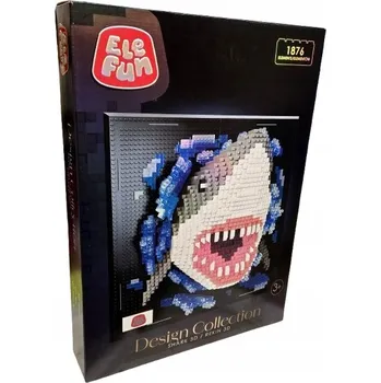 ostatní stavebnice Stavebnice Design Collection ŽRALOK 3D 1876 dílků