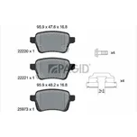 Sada brzdových destiček, kotoučová brzda PAGID T2494N