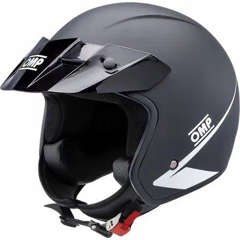 Helma na motorku OMP Star Otevřená rally helma, matná černá Hom. ECE 22.06, velikost L