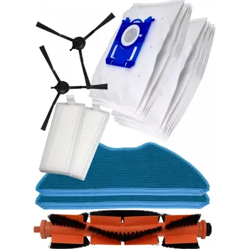 Sada příslušenství pro robotický vysavač Kartáče a HEPA filtry pro vysavač PHILIPS HomeRun XU 3110/02 Aqua 3000 Series sada mopů a sáčky 17ks