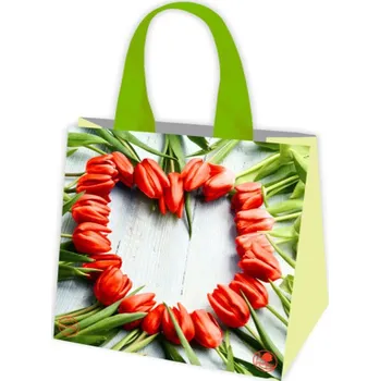 Taška lamino 24l Tulipány