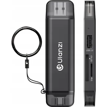 Čtečka paměťových karet Čtečka paměťových karet SD a microSD USB-C USB-A pro telefon a počítač CR3