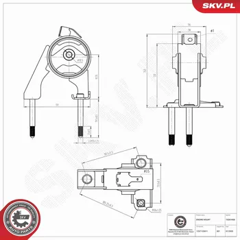 Zavěšení motoru Zavěšení motoru ESEN SKV 75SKV408