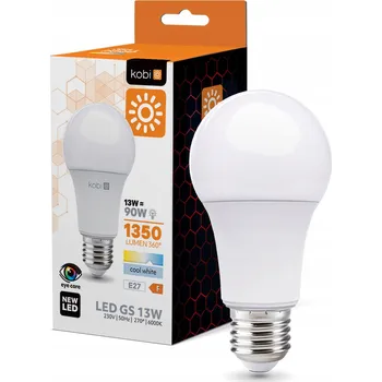 Žárovka LED žárovka E27 13W A60 studená úsporná