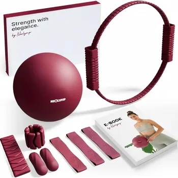 NEOLYMP Sada Pilates Domácí Studio NO SIZE BÍLÁ|RŮŽOVÁ|ČERVENÁ
