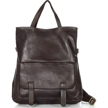 Kabelka Marco Mazzini Kožená kabelka i batoh MARCO MAZZINI; hnědá káva