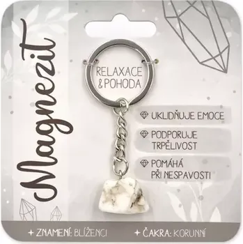 Nekupto Klíčenka s polodrahokamy Magnezit