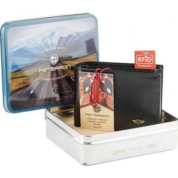 Peněženka Pánská peněženka Peterson PTN 304 2-1-1 černá