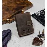 Always Wild Pánská kožená peněženka Surfer tmavě hnědá One size