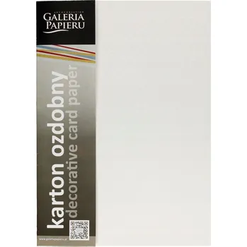 Umělecký papír Ozdobný papír A4 Diamond, diamantová bílá, 230 g, 20 listů