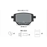 Sada brzdových destiček, kotoučová brzda PAGID T2861N