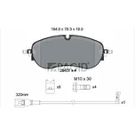 Sada brzdových destiček, kotoučová brzda PAGID T2919N
