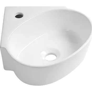 Umyvadlo BRUCKNER ECKERT keramické umývátko rohové 36x36cm, bílá