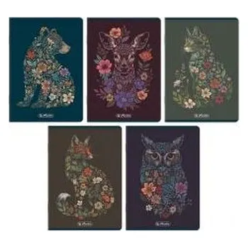 Set školních potřeb Zeszyt A5/80K linia Florimals (5szt) HERLITZ