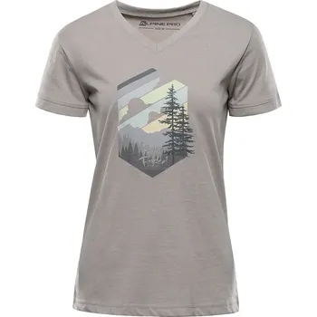 Dámské tričko ALPINE PRO - NOGERA DÁMSKÉ TRIKO Z NEMAČKAVÉHO MATERIÁLU