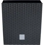 Prosperplast Květináč RATO LOW + vklad 32,5 cm antracitová 32,5 cm, 32 l 32 l