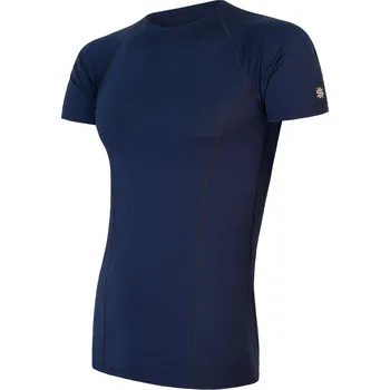 cyklistický dres Pánské triko kr.rukáv SENSOR MERINO ACTIVE deep blue XL