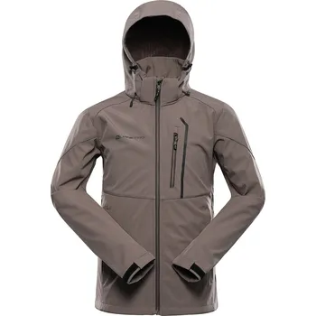Pánská softshellová bunda ALPINE PRO - HOOR 2 PÁNSKÁ SOFTSHELLOVÁ BUNDA S MEMBRÁNOU