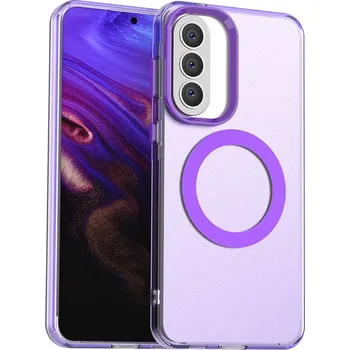 Pouzdro na mobilní telefon Techsuit - CandyCase MagSafe - Samsung Galaxy A37 5G - Fialová