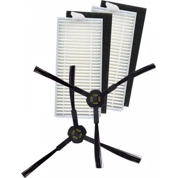 Sada příslušenství pro robotický vysavač Kartáčky a HEPA filtry pro vysavač SILVERCREST SSR AA1 sada 2+2ks