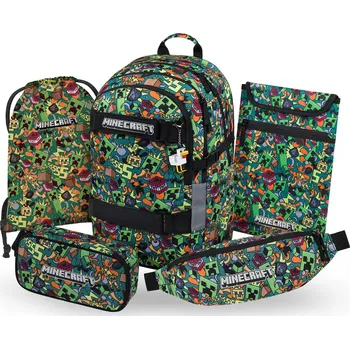 Set školních potřeb Baagl Školní set Skate Minecraft Chaos II