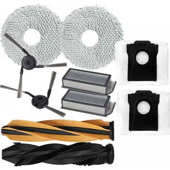 Sada příslušenství pro robotický vysavač Kartáče a HEPA filtry k vysavači XIAOMI DreameBot Bot X50S Pro Ultra sada mopů a sáčky 10ks