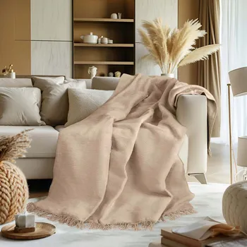 Prostěradlo Deka Darymex bavlna 200 cm x 220 cm béžová