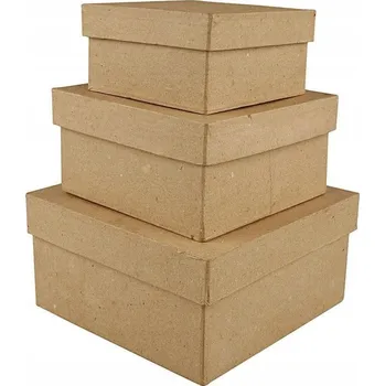 Obraz Krabička v odstínech hnědé a béžové