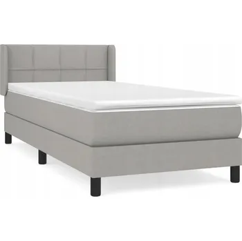 Postel Tradiční postel VidaXL 90 x 200 cm šedá