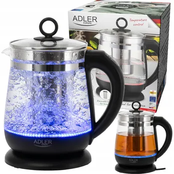 Rychlovarná konvice Rychlovarná konvice Adler AD 1299B 2200 W 1,5 l černá