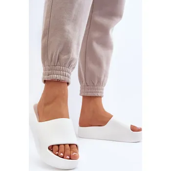 Dámské pantofle Boto Dámské žabky na tlusté podrážce Oreithano Barva: Bílá, Velikost: 36