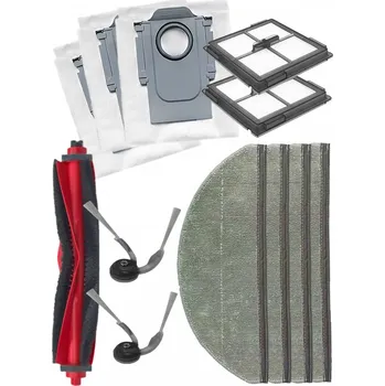 Sada příslušenství pro robotický vysavač Kartáče, HEPA filtry k vysavači ROBOROCK Q8/Q8+, Q8 Max Pro Plus sada sáčků a mopy 12ks