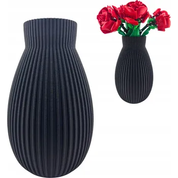 Váza Váza 3D Forge plast 13 x 20 cm