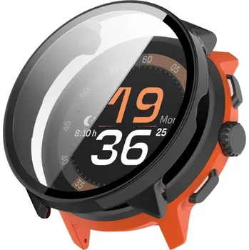 Ostatní příslušenství k chytrým hodinkám VSECHNONAMOBIL 119905 PC FULL COVER Plastový kryt se sklem pro Suunto Run černý