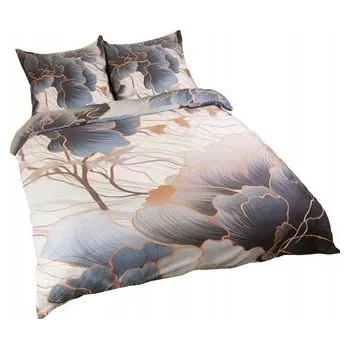 Povlečení Sada povlečení 140x200 BAVLNĚNÝ SATÉN digitální tisk fantazijní květiny