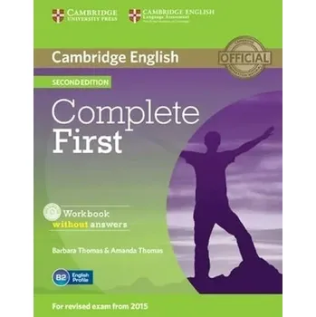 Český jazyk Complete First B2 Workbook without answers with Audio CD (2015 Exam Specification), 2nd (Barbara Thomas, 2014)