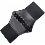 Dámský široký korzetový zeštíhlující pásek Nizier Černý