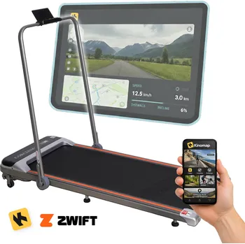 Běžecký pás ELITON Elektrický běžecký pás Alta Smart 120 kg Eliton Corciano NO SIZE ČERNÁ