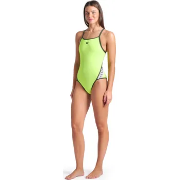 Dámské plavky ARENA Dámské plavky arena Performance Icons Solid Super Fly Back 42 BÉŽOVÁ|KHAKI|ZELENÁ|ŽLUTÁ