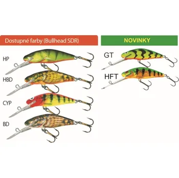 Nástraha Salmo rybářské woblery BULLHEAD BD4SDR - barva CYP