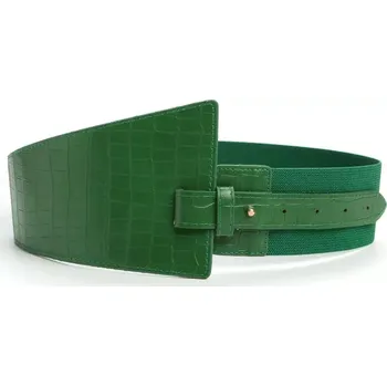 Opasek Dámský pružný široký korzetový pásek Andreas Zelený