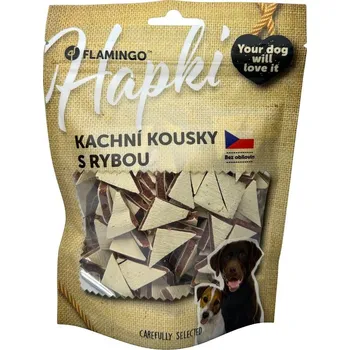 HAPKI Kachní kousky s rybou varianta 75 gr